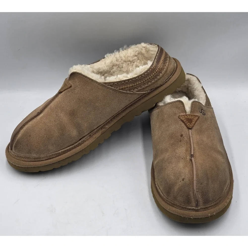UGG Neuman Slipper Chestnut 1113631 Mens Slipper Slides Size 9 Slip-On
